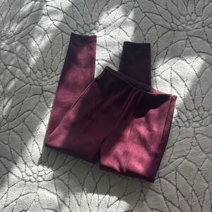 Ann Taylor Women's Burgundy Boot Cut Pants